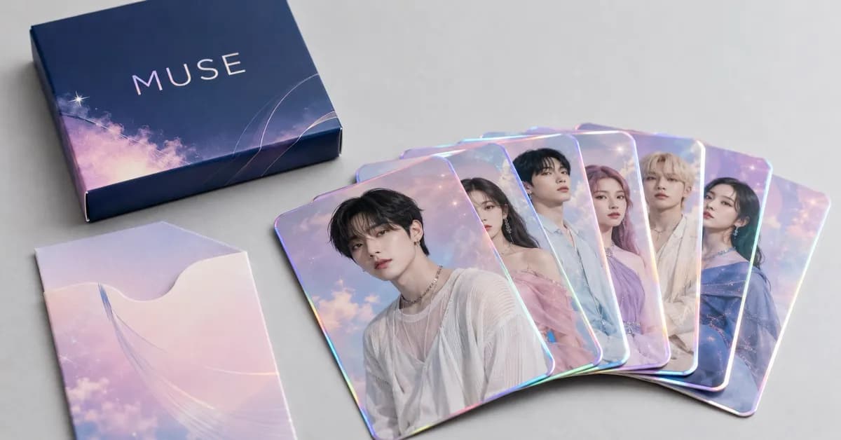 Photocard set with paper sleeve and small box