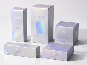 필름 합지 없이 홀로그램을 전사한 단상자